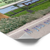 聖書の8つの詩を生きる！ ポスター (角)