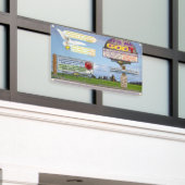 聖書の8つの詩を生きる！ 横断幕 (ビルの外側)