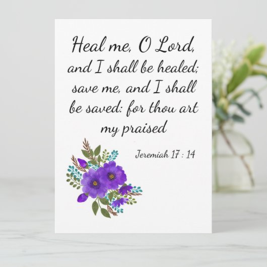 聖書の「早くよくなる」カード シーズンカード (スタンド正面)