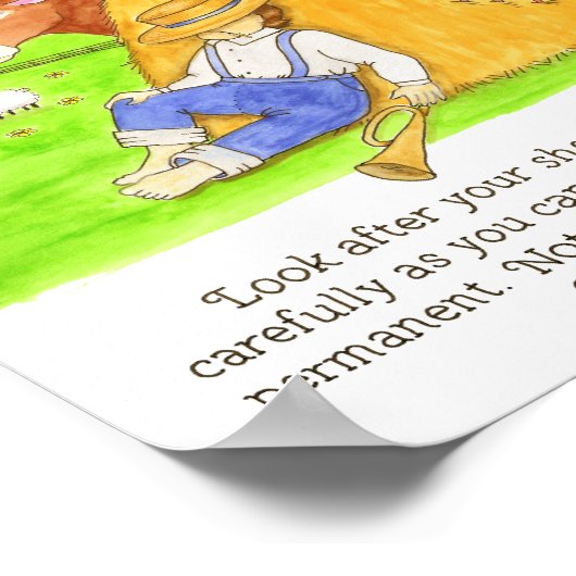 聖書のLittle Boy Blue ポスター (角)