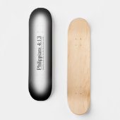 聖書のPhilippiansに4:13を読んで下さい スケートボード (正面)