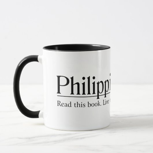 聖書のPhilippiansに4:13を読んで下さい マグカップ (左)