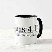 聖書のPhilippiansに4:13を読んで下さい マグカップ (正面右)