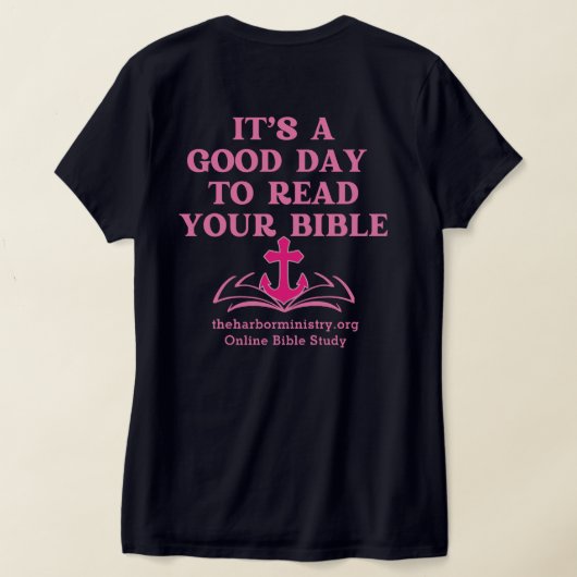 聖書のT読シャツに良い日 Tシャツ (レイダウン裏面)