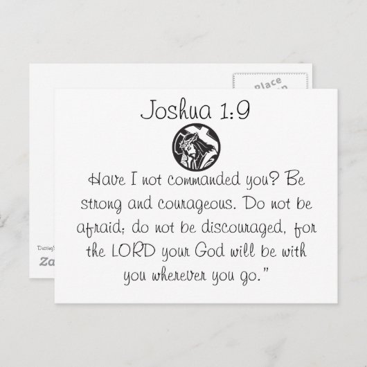 聖書はがき ポストカード (正面/裏面)