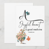 聖書は喜びのハート 招待状 (正面/裏面)