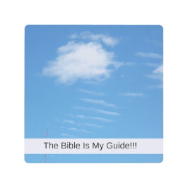 聖書は私の指針だ メタルプリント