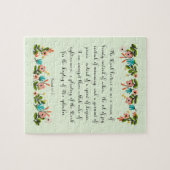 聖書は芸術-アイザイアの61:3 --を作詩します ジグソーパズル (横)