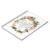 聖書は芸術-ジョンの3:34 --を作詩します ノートブック (左側)