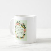 聖書は芸術- Habakkukの3:19 --を作詩します コーヒーマグカップ (正面左)