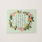 聖書は芸術- Habakkukの3:19 --を作詩します ジグソーパズル (横)