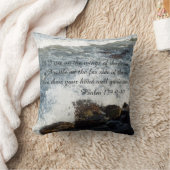 聖書は賛美歌の139:9を- 10枕引用します クッション (ブランケット)