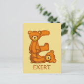 聖書は～を書き留めているフラッシュカード ポストカード (スタンド正面)