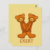 聖書は~を書き留めているフラッシュカード ポストカード (正面/裏面)