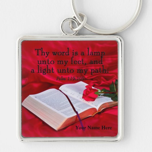 聖書ばら色のKeyChain キーホルダー (正面)