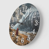 聖書をテーマにした時計 ラージ壁時計 (傾斜)