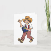 聖書を持った人 カード (正面)