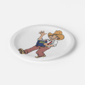 聖書を持った人 ペーパープレート (アングル)