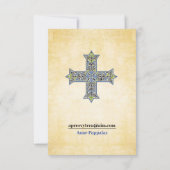 聖書を持つキリスト セーブザデート (裏面)