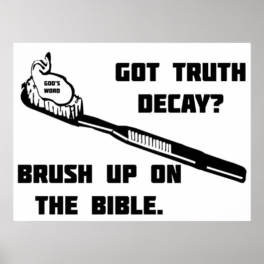 聖書を磨く ポスター (正面)