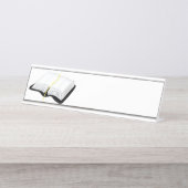 聖書を開けて下さい デスクネームプレート (正面)