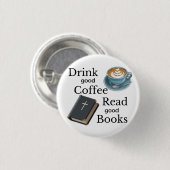 聖書を飲み読過ごす 缶バッジ (正面&裏面)