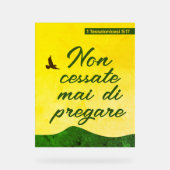 聖書イタリアンの聖句 | Versetto Motivazionali アクリルサイン (正面)