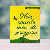 聖書イタリアンの聖句 | Versetto Motivazionali アクリルサイン (ニュートラル)