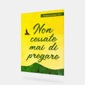 聖書イタリアンの聖句 | Versetto Motivazionali アクリルサイン (傾斜)