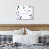 聖書インスパイアの聖句が信仰によって歩み寄る キャンバスプリント (インサイチュ (寝室))