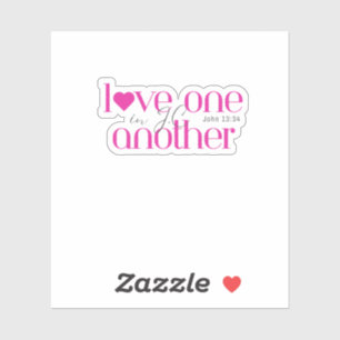 聖書クリスチャンの贈り物アイディア – 互いを愛し合う シール