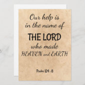 聖書スタイルのグリーティングカード シーズンカード (正面/裏面)