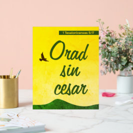 聖書スペインのの保祈節 アクリルサイン