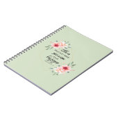 聖書スペインのの詩Proverbios 31:10 ノートブック (左側)