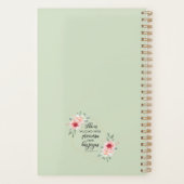 聖書スペインのの詩Proverbios 31:10 プランナー手帳 (裏面)