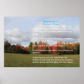 聖書テンプレート 主の祈り ポスター (正面)
