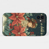 聖書パーソナライズされたの出生チャイルド&バース Case-Mate iPhoneケース (裏面(横))