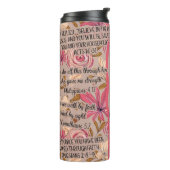 聖書パーソナライズされたの聖句 タンブラー (回転左)