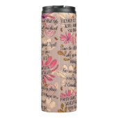 聖書パーソナライズされたの聖句 タンブラー (裏面)