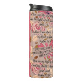 聖書パーソナライズされたの聖句 タンブラー (回転右)