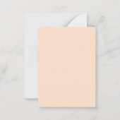 聖書パーソナライズされた聖句レトロフローラ ノートカード (裏面)