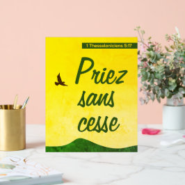 聖書フランスのの聖句 | モチベーション価格 アクリルサイン