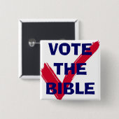 聖書ボタンを投票して下さい 缶バッジ (正面&裏面)