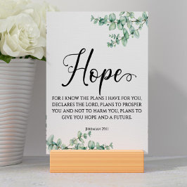 聖書モダン聖句エレミヤのカード テーブルナンバー