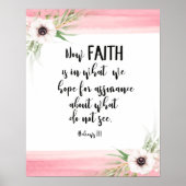 聖書モダン詩ヘブルのウォールアートポスター ポスター (正面)