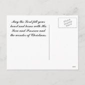 聖書ルカ2:14 Glory to Godポストカード シーズンポストカード (裏面)