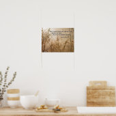 聖書ローマ人8:14神の霊 ポスター (キッチン)