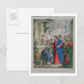 聖書与えからイエスは一生まれ人の盲目に向かって ポストカード (正面/裏面)