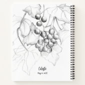 聖書勉強祈りの言葉ジャーナルJohn Chapter 15 ノートブック (裏面)