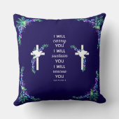 聖書十字架付きキリスト教装飾枕 クッション (裏面)